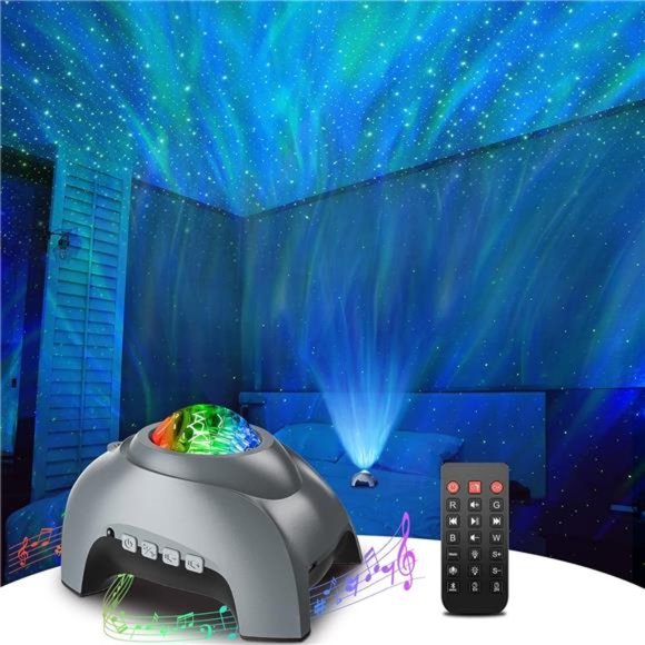 Star/Galaxy Projector for Bedroom,White Noise&Bluetooth Speaker Aurora Projector - Picture 1 of 6